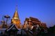 Thailand: Dusk at Wat Phrathat Doi Kham, Chiang Mai, northern Thailand